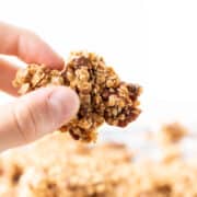 A big cluster of air fryer granola.