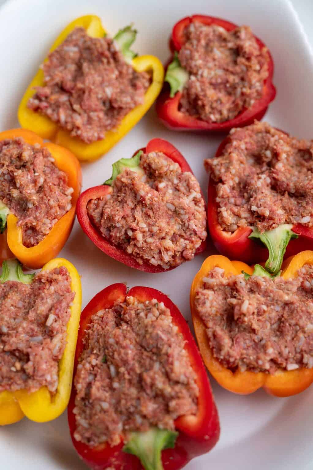 The Best Stuffed Peppers without Tomato Sauce LadyPearTree