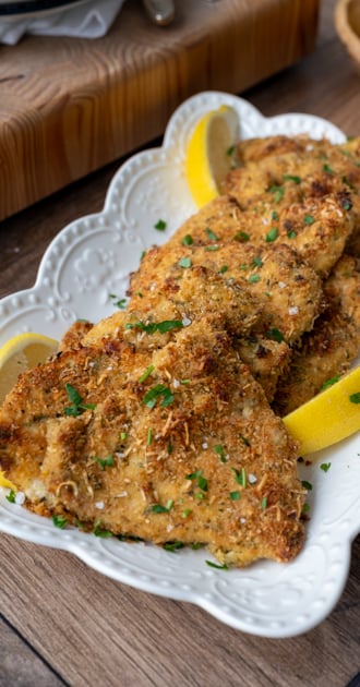 Crispiest Italian Oven-Baked Breaded Chicken Cutlets Recipe